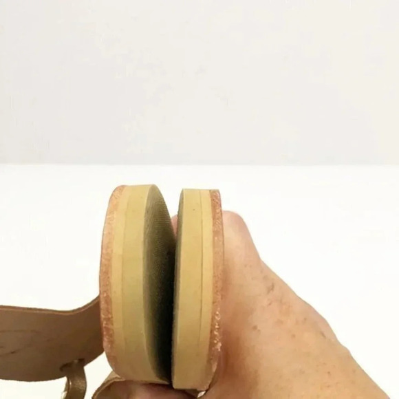 Gold Leather‎ Winged Greek Sandals Women’s Size 37 (US Women’s 6.5/7) - Picture 7 of 8